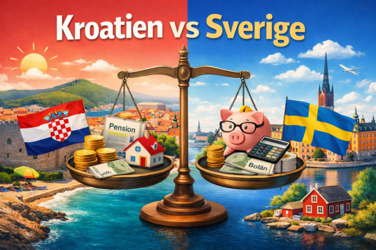 Kroatien vs Sverige: Så mycket skatt betalar du
